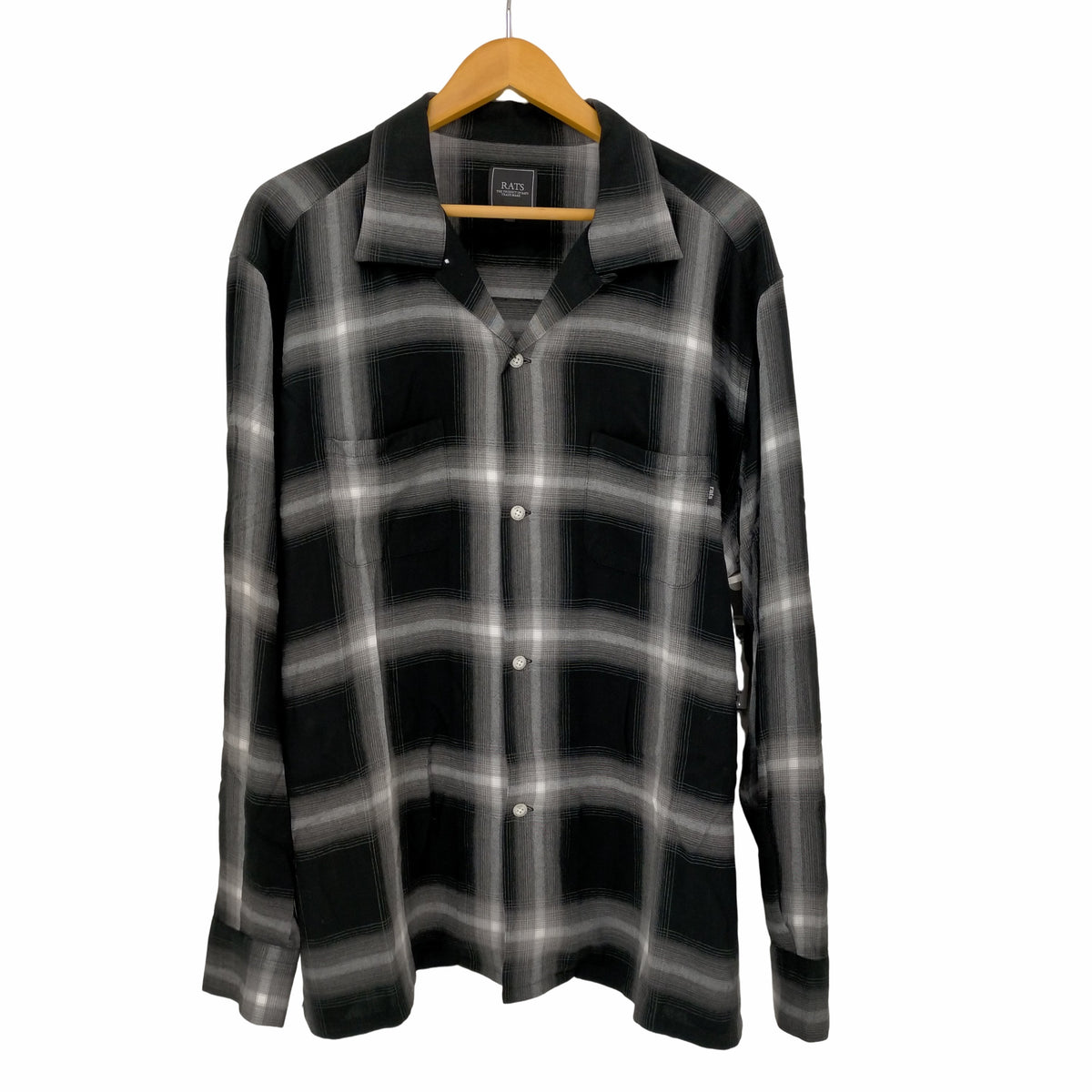 ラッツ RATS 21AW RAYON OMBRE CHECK SHIRT メンズ JPN：XL – ブランド