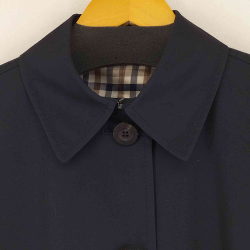 アクアスキュータム AQUASCUTUM 日本製 ステンカラーコート レディース 10