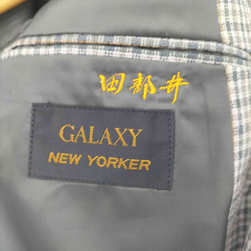 ギャラクシー GALAXY ウール ポリ チェック 2B テーラードジャケット レディース 92AB3