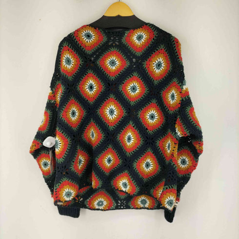 ザラ ZARA クロシェ編み 鍵編みニット レディース M