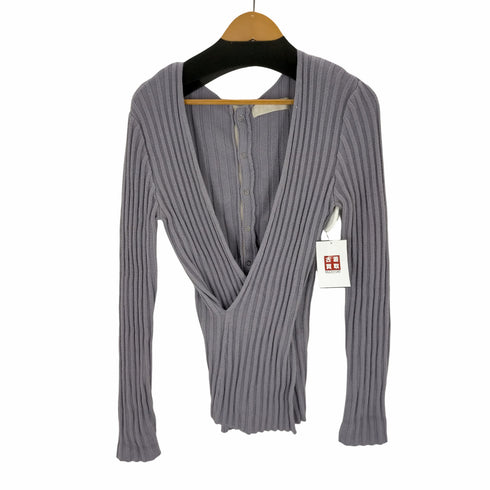 アールジュビリー R JUBILEE RIB CROSS KNIT LAVENDER レディース JPN:S