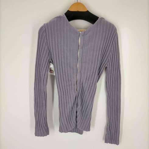 アールジュビリー R JUBILEE RIB CROSS KNIT LAVENDER レディース JPN:S