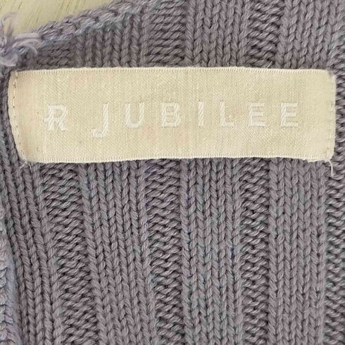 アールジュビリー R JUBILEE RIB CROSS KNIT LAVENDER レディース JPN:S