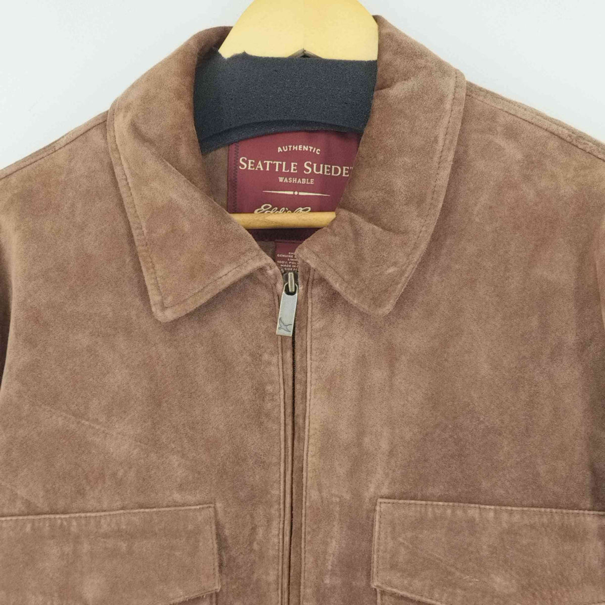 エディーバウアー Eddie Bauer SEATTLE SUEDE ジップアップ ジャケット