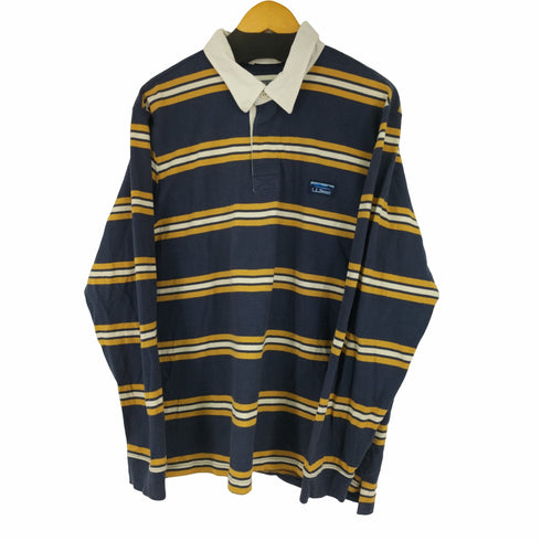 エルエルビーン L.L.Bean TRADITIONAL FIT ボーダー ラガーシャツ メンズ XXL