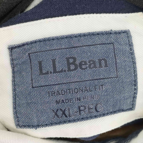 エルエルビーン L.L.Bean TRADITIONAL FIT ボーダー ラガーシャツ メンズ XXL