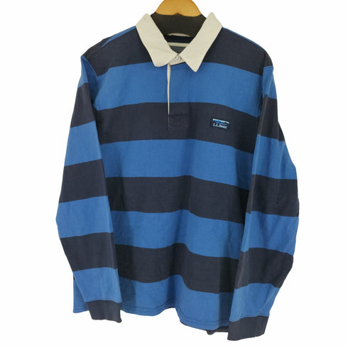 エルエルビーン L.L.Bean TRADITIONAL FIT ボーダー ラガーシャツ メンズ XXL