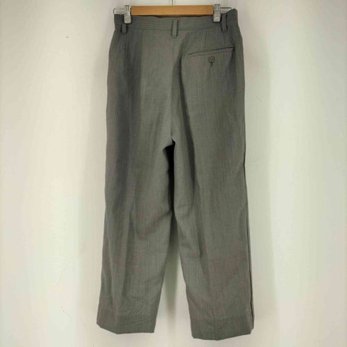 イッセイミヤケ ISSEY MIYAKE 01SS ウールタックパンツ レディース L