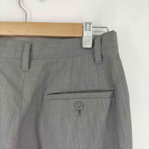 イッセイミヤケ ISSEY MIYAKE 01SS ウールタックパンツ レディース L