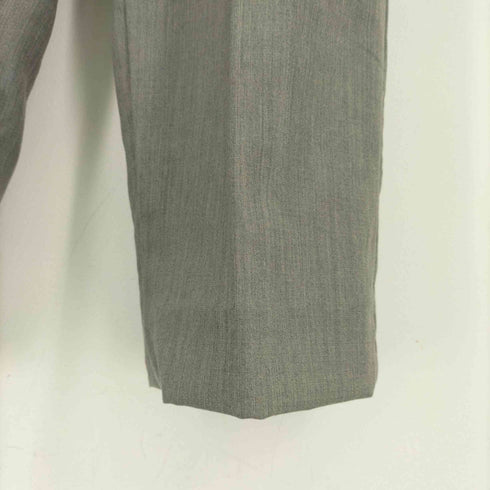 イッセイミヤケ ISSEY MIYAKE 01SS ウールタックパンツ レディース L