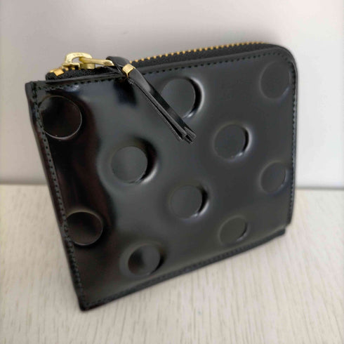 コムデギャルソン COMME des GARCONS DOTS EMBOSSED コンパクトウォレット レディース