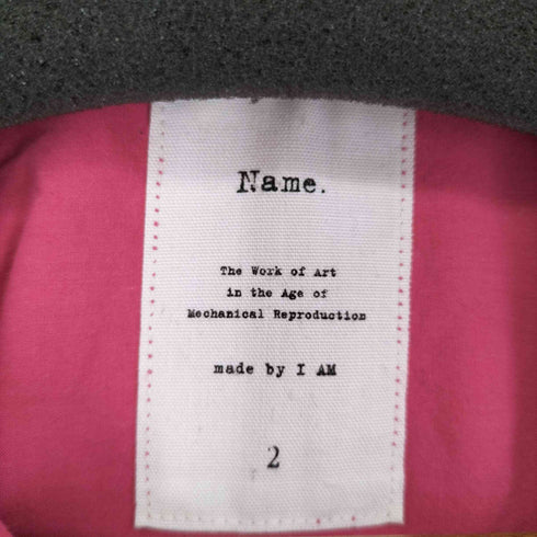 ネーム Name. マチ付きワイドシャツ レディース JPN:2