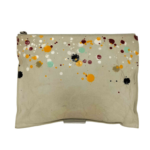 メゾンマルタンマルジェラ Maison Martin Margiela 15SS スプラッシュペイント クラッチバッグ レディース