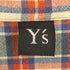 ワイズ Ys 97AW チェック柄 開襟シャツジャケット レディース