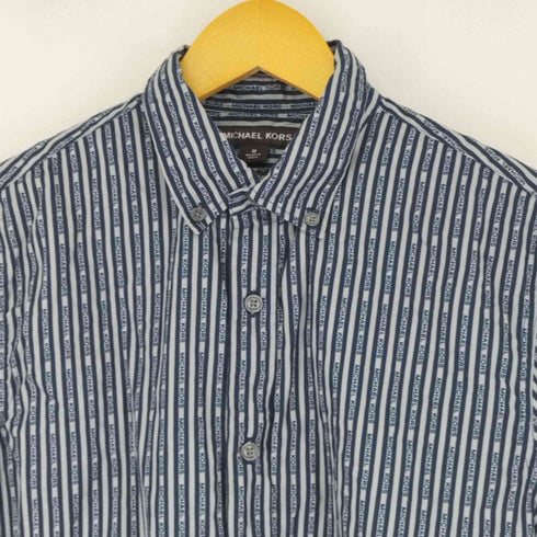 マイケルコース Michael Kors 総ロゴ ボタンダウンシャツ メンズ JPN:M