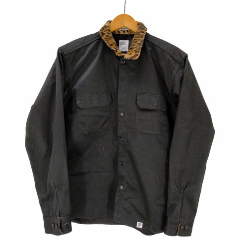 ベドウィンアンドザハートブレイカーズ BEDWIN&THE HEARTBREAKERS L/S LEOPARD COLLAR WORK SHIRT メンズ
