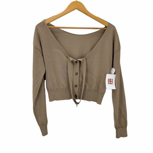 ジョンローレンスサリバン JOHN LAWRENCE SULLIVAN HALTER NECK KNIT CARDIGAN レディース OS