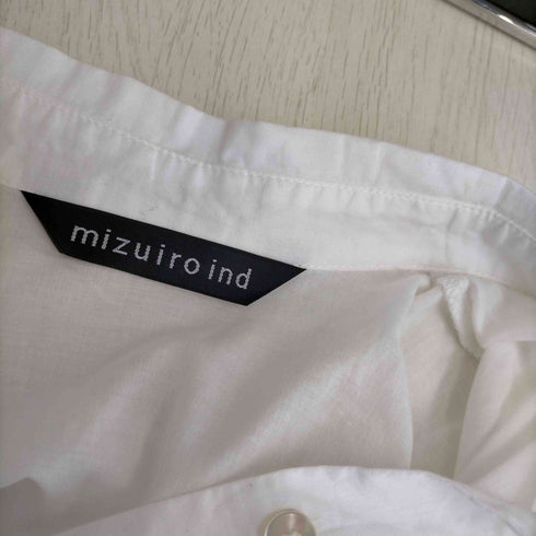 ミズイロインド mizuiro ind シャツマキシワンピース レディース