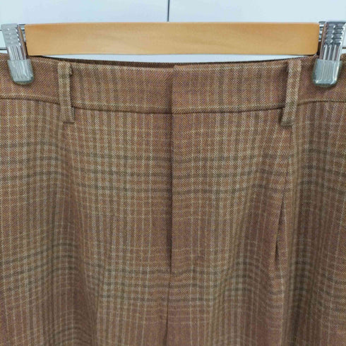 イエナ IENA チェックウールスラックスパンツ レディース JPN:40