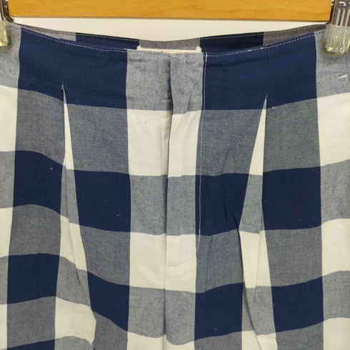ボナム BONUM 切替チェックワイドパンツ レディース