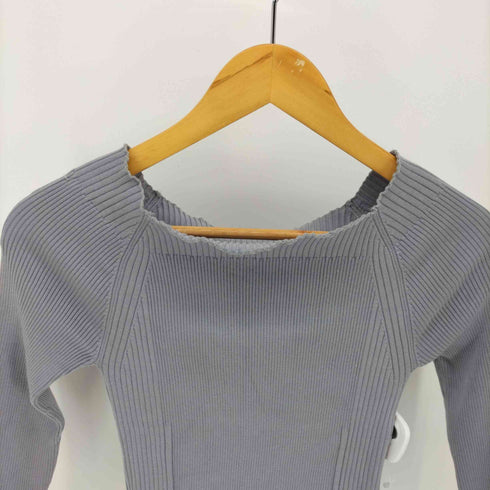 フレイアイディー FRAY I.D デコルテリブニットトップス レディース ONE SIZE