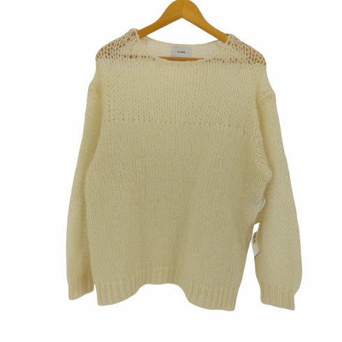 クラネ CLANE HALF SHEER LOOSE MOHAIR KNIT TOPS レディース JPN:1