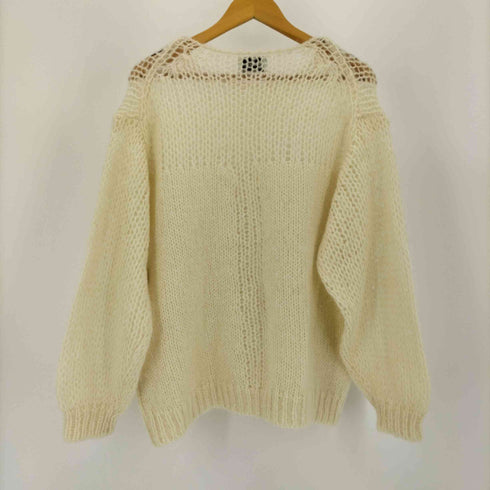 クラネ CLANE HALF SHEER LOOSE MOHAIR KNIT TOPS レディース JPN:1