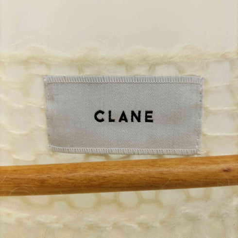 クラネ CLANE HALF SHEER LOOSE MOHAIR KNIT TOPS レディース JPN:1