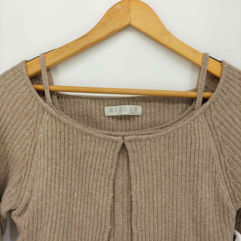 RIELLE riche Bustier Knit Dress レディース