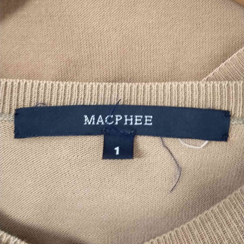 マカフィー MACPHEE ニットアンサンブルカーディガン レディース