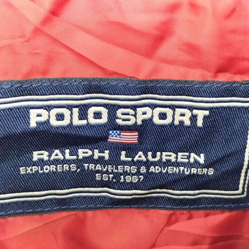 ポロスポーツラルフローレン POLO SPORT RALPH LAUREN ナイガイ ロゴ刺繍 ダウンジャケット メンズ