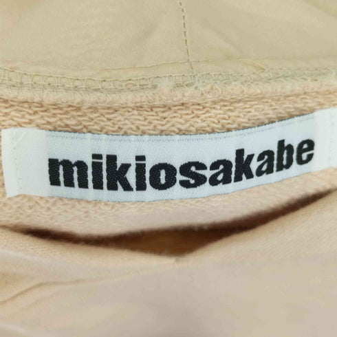 ミキオサカベ Mikiosakabe オーバーサイズパーカー フラワープリントフード レディース