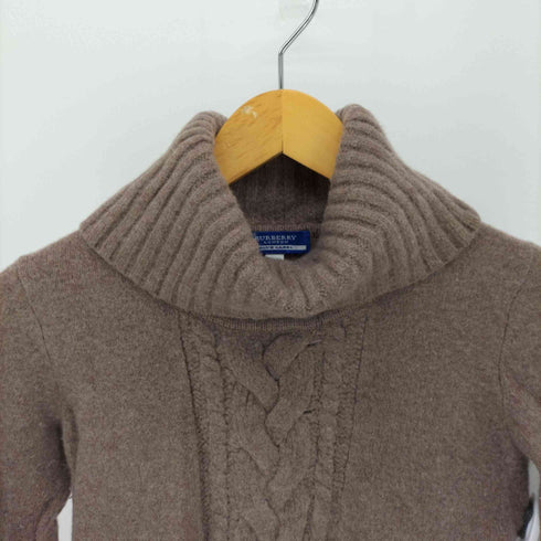 バーバリーロンドンブルーレーベル BURBERRY LONDON BLUE LABEL タートルネックケーブルニット レディース JPN:38