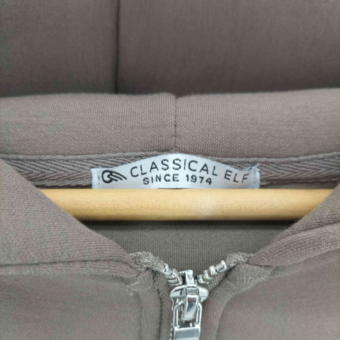 クラシカルエルフ CLASSICAL ELF マシュマロ触感 ダンボールbigシルエットジップパーカー レディース JPN:M