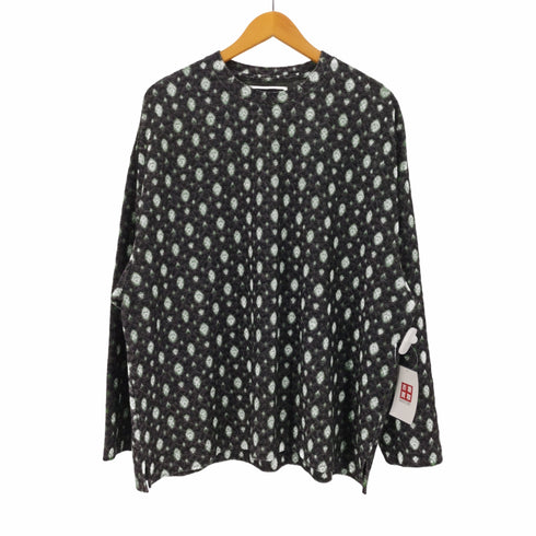 メゾンスペシャル MAISON SPECIAL インベーダーパイルジャガードプライムオーバークルーネックロングスリーブTシャツ メンズ JPN:44
