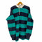 ランズエンド LANDS END USA製 ボーダー ラガーシャツ メンズ import:XL