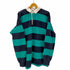 ランズエンド LANDS END USA製 ボーダー ラガーシャツ メンズ import:XL