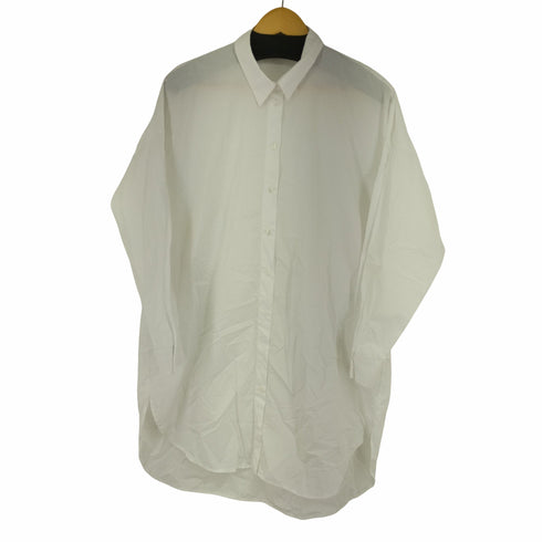 ザラ ZARA Oversized white shirt レディース import:L