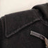 バーバリーブラックレーベル BURBERRY BLACK LABEL ホース刺繍ロゴ 裏地チェック ダッフルコート メンズ L