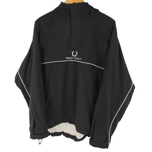 フレッドペリー FRED PERRY 17AW 刺繍ロゴ アノラックパーカー メンズ M