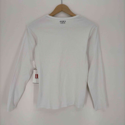 アヴィレックス AVIREX 長袖 クルーネックTシャツ メンズ JPN:S