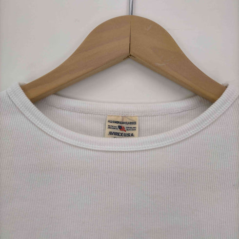アヴィレックス AVIREX 長袖 クルーネックTシャツ メンズ JPN:S