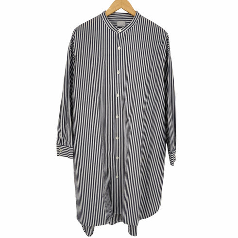 ユナイテッドアローズ UNITED ARROWS style for living バンドカラーストライプシャツワンピース レディース
