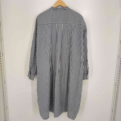ユナイテッドアローズ UNITED ARROWS style for living バンドカラーストライプシャツワンピース レディース