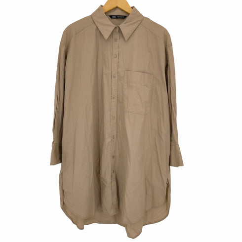 ザラ ZARA ワイドシャツワンピース レディース import:M