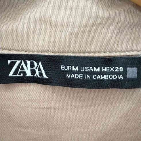 ザラ ZARA ワイドシャツワンピース レディース import:M