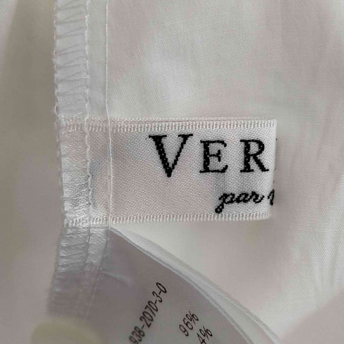 ヴェルメイユ VERMEIL VERMEIL par iena ハイカウントタイプライター 後ろリボンブラウス レディース