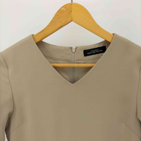 ユナイテッドアローズグリーンレーベルリラクシング UNITED ARROWS green label relaxing フレア スリーブ ワンピース レディース JPN:36