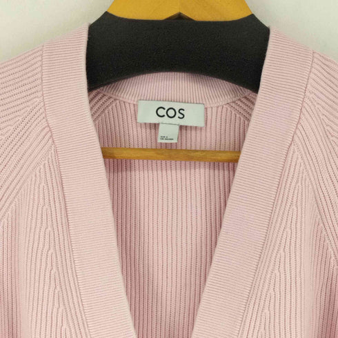 コス COS コットンリブニットカーディガン レディース import:S