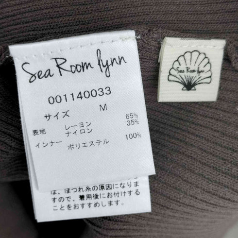 シールームリン Sea Room lynn RIBニット2wayヘンリーワンピース レディース JPN:M
